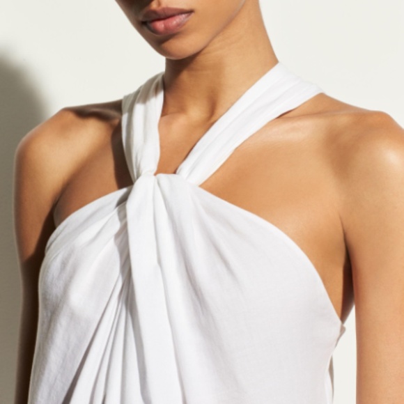 Vince Twist Front Halter Dress - Picture 2 of 5